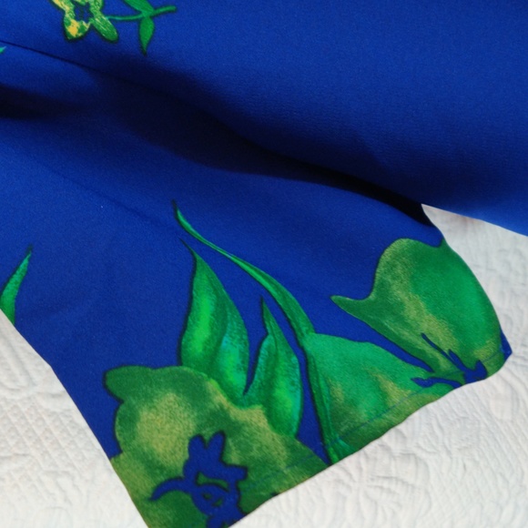 Main Street Classics Vintage Tropical Short Sleeve Maxi Floral 1988 Dress - Picture 5 of 14